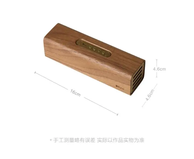 Xiaomi Tongshifu медный Woodism Bluetooth динамик AI динамик орех Дерево двухканальный дизайн Домашний Беспроводной смарт-динамик