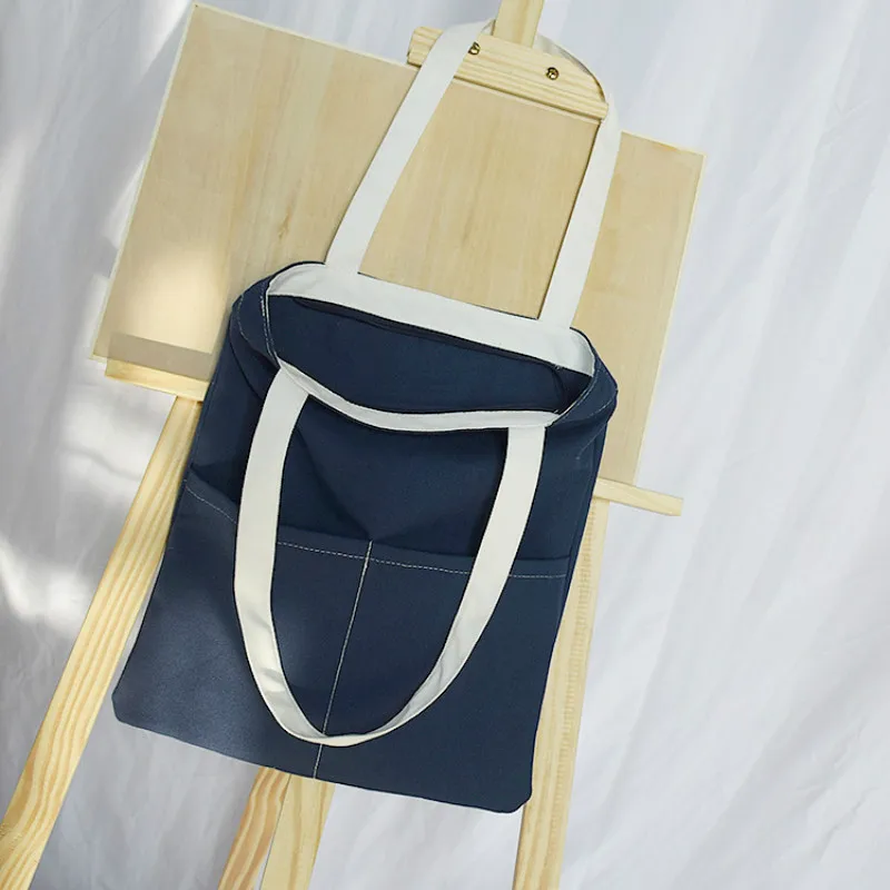 Многоразовые женские Наплечные сумки на молнии вместительные повседневные для