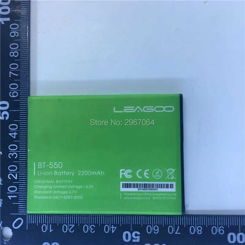 Mobile phone battery for LEAGOO BT-550 BT-550P Lead 1 1i 2200mAh Original Accessories | Мобильные телефоны и аксессуары