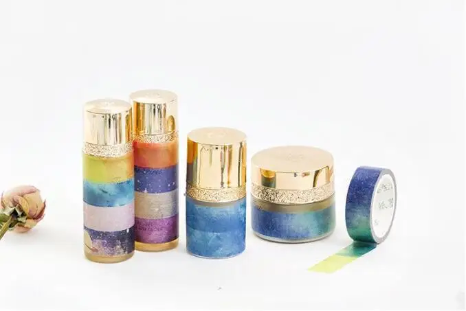 Голубое небо сводом малярный скотч облако Радуга Washi лента DIY Скрапбукинг малярный скотч школьные канцелярские товары 7 м планета липкий