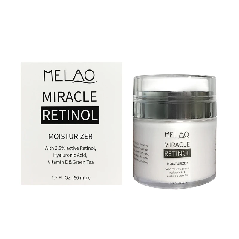 1Pcs 50g Organic Retinol Moisturizing Face Cream Vitamin C Whitening Anti Aging Wrinkles | Красота и здоровье