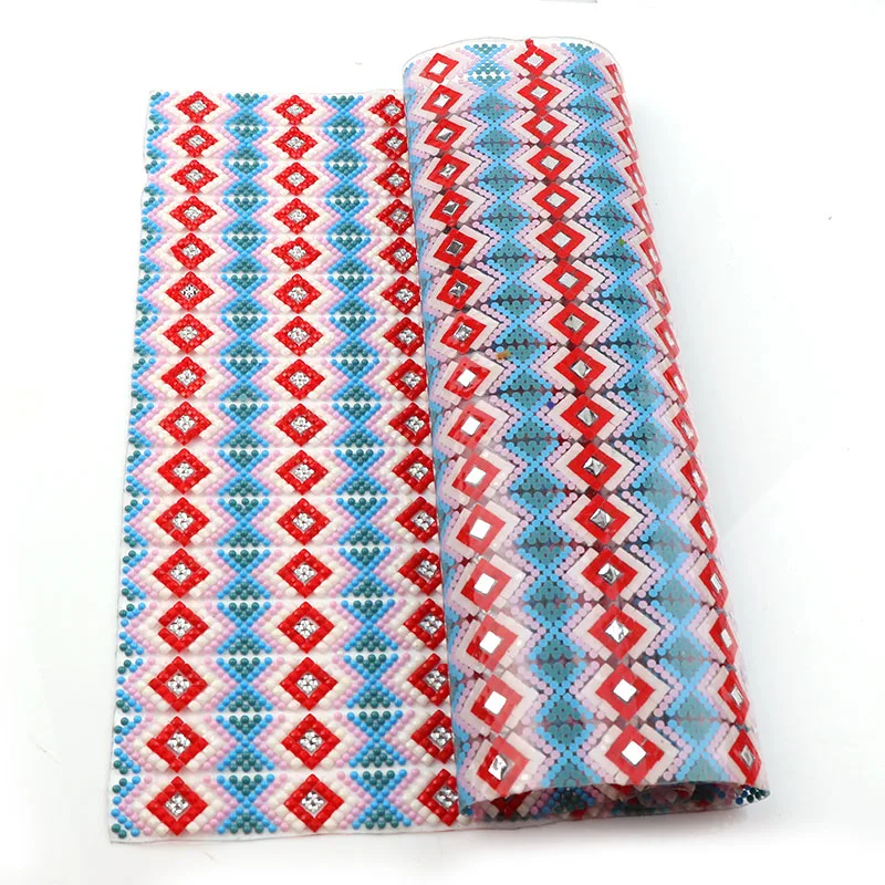 2017 1 рулон 24*40 см 8 цветов 2 мм смолы держатель лампы Beads + 5 сетки Уход за кожей лица