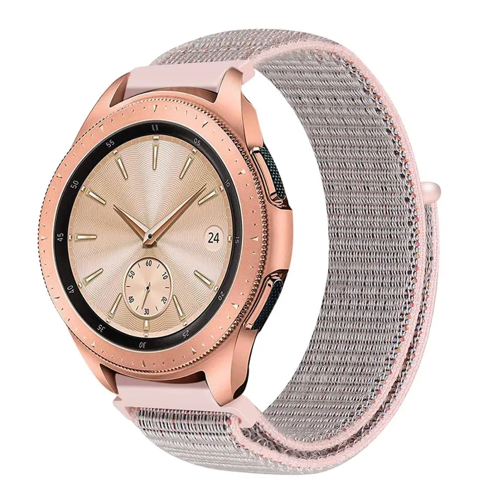 22 мм 20 нейлоновый ремешок для Samsung Galaxy watch 42 46 и Gear Sport S2 S3 Frontier Classic Band Huami Amazfit |