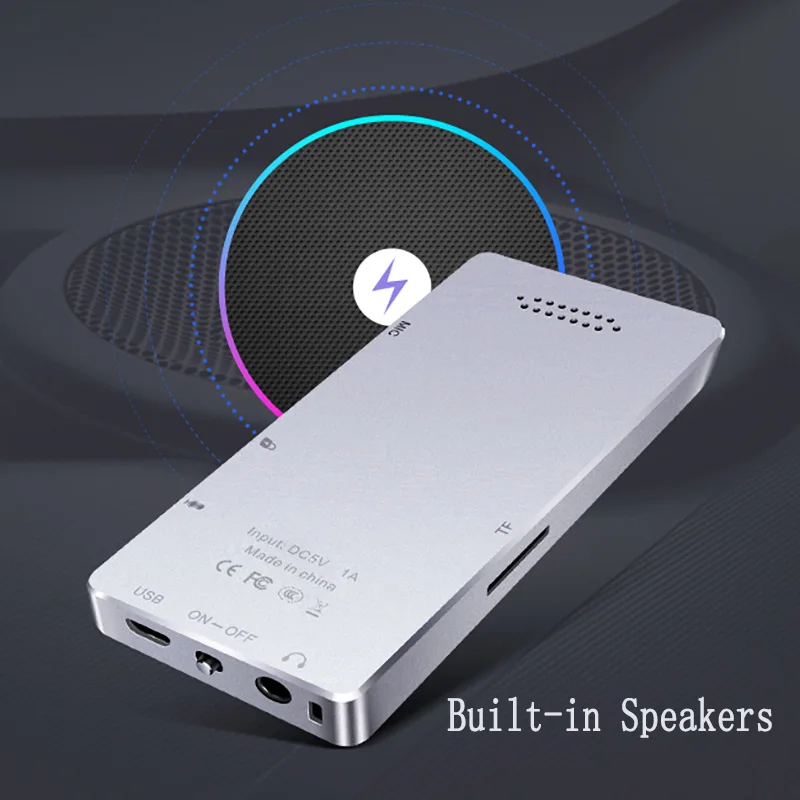MP3 плеер MAHDI HIFI без потерь 1 8 дюймовый TFT экран музыкальный встроенный динамик ГБ с