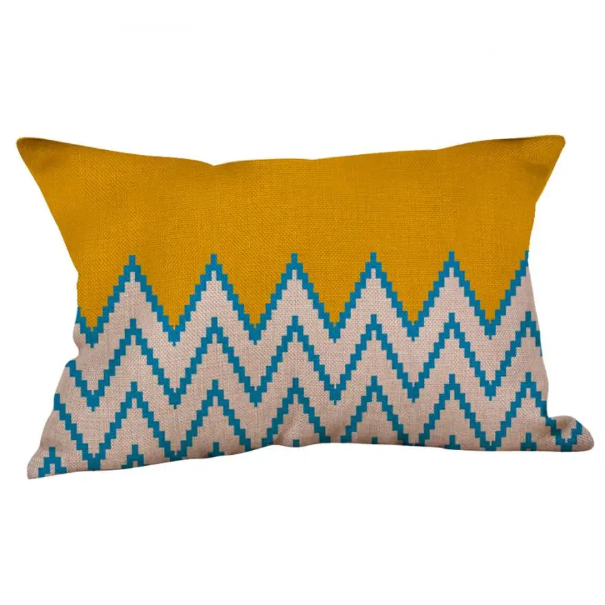 2018 новая подушка 30 см * 50 с геометрическим принтом для кафе домашнего декора чехлы