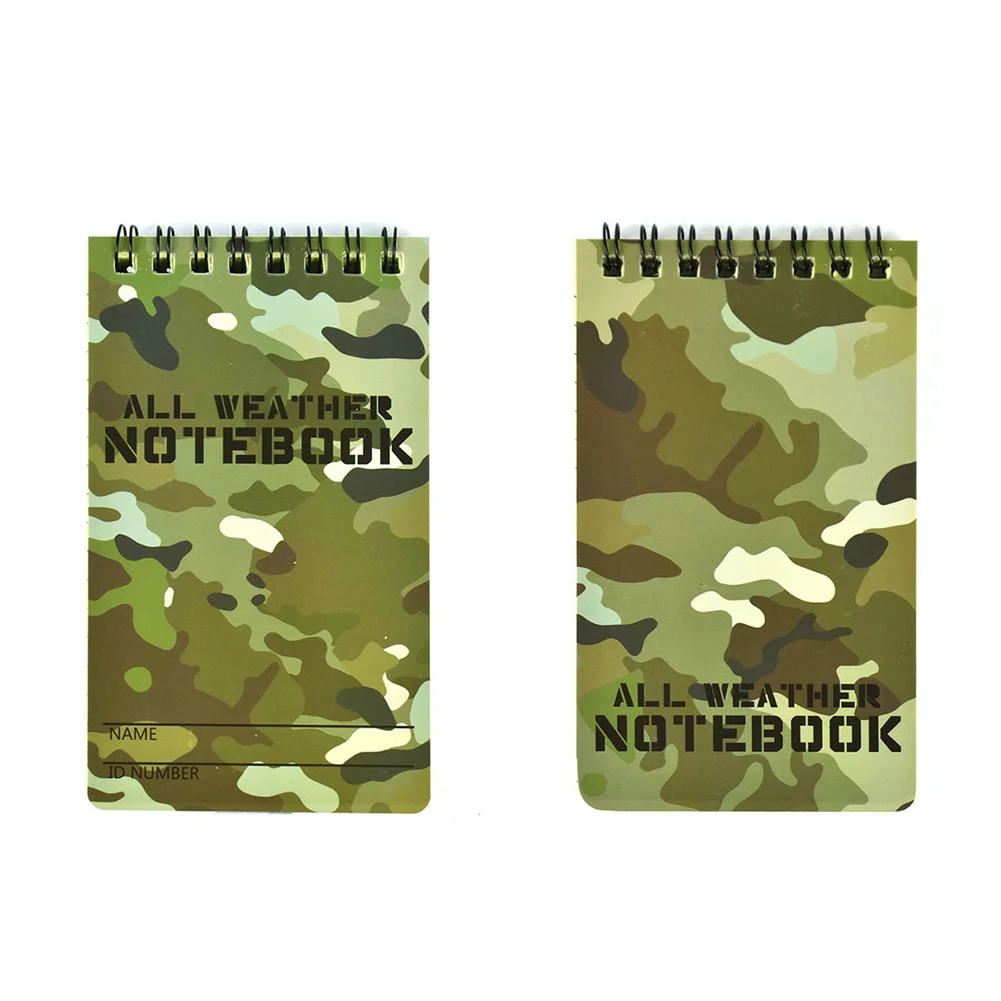 Tactical Note Book All-Weather All Weather Notebook Waterproof Writing Paper in Rain | Канцтовары для офиса и дома