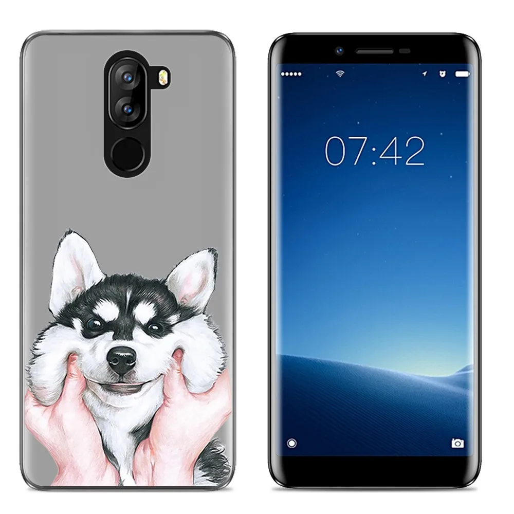Мягкий чехол для телефона, силиконовый чехол Для Doogee X60L, 5,5 дюйма, модный прозрачный чехол из ТПУ с красочным рисунком - Цвет: 16
