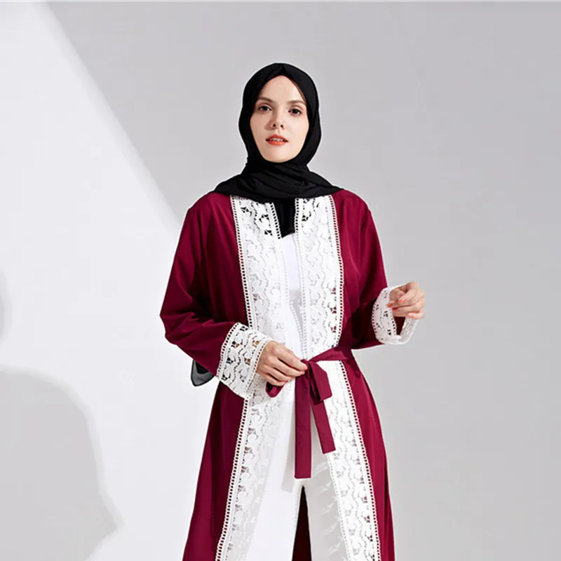 2020 Новый мусульманское платье Абая для женщин baju мусульманских wanita марокканский