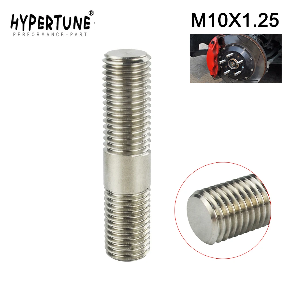 Hypertune 10 мм M10x1.25 выхлоп Шпилька 303 из нержавеющей стали с двойным концом резьбовой