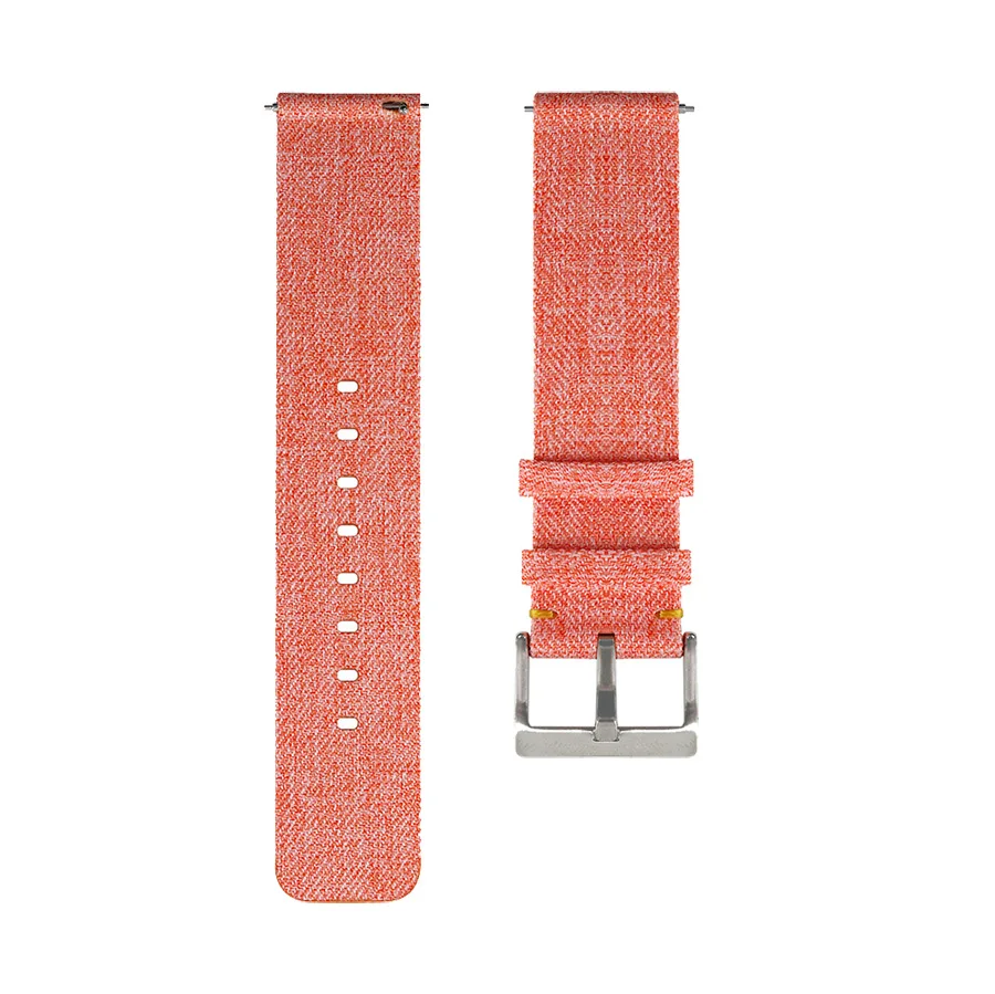 Canvas Watchband Strap With Buckle Connector For Fitbit versa Smartwatch Watch Band Wrist Bracelet Factory Price Drop Shipping |
