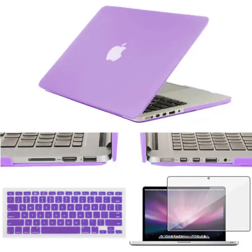 3в1 матовый чехол для Apple macbook Air Pro Retina 11 12 13 15 сумка ноутбука Macbook 3 дюймов +