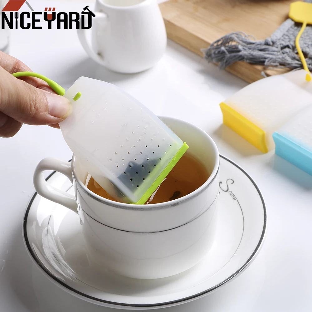 NICEYARD чайное ситечко Чай Infuser Травяной чай заварки Еда класс силиконовая Емкость