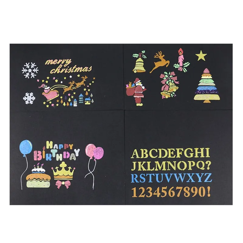 5 шт./компл. Рождественская тема сделай сам роспись Скрапбукинг штамп альбом