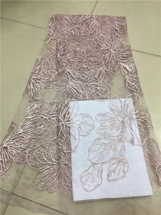 Новое французское нигерийское кружевное платье с пайетками африканская