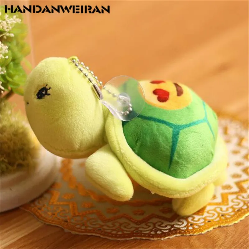 HANDANWEIRAN 1 шт. Корейская версия Черепаха Брелок-плюшевая игрушка выражение черепахи мягкие игрушки компании мероприятия подарок 12 см