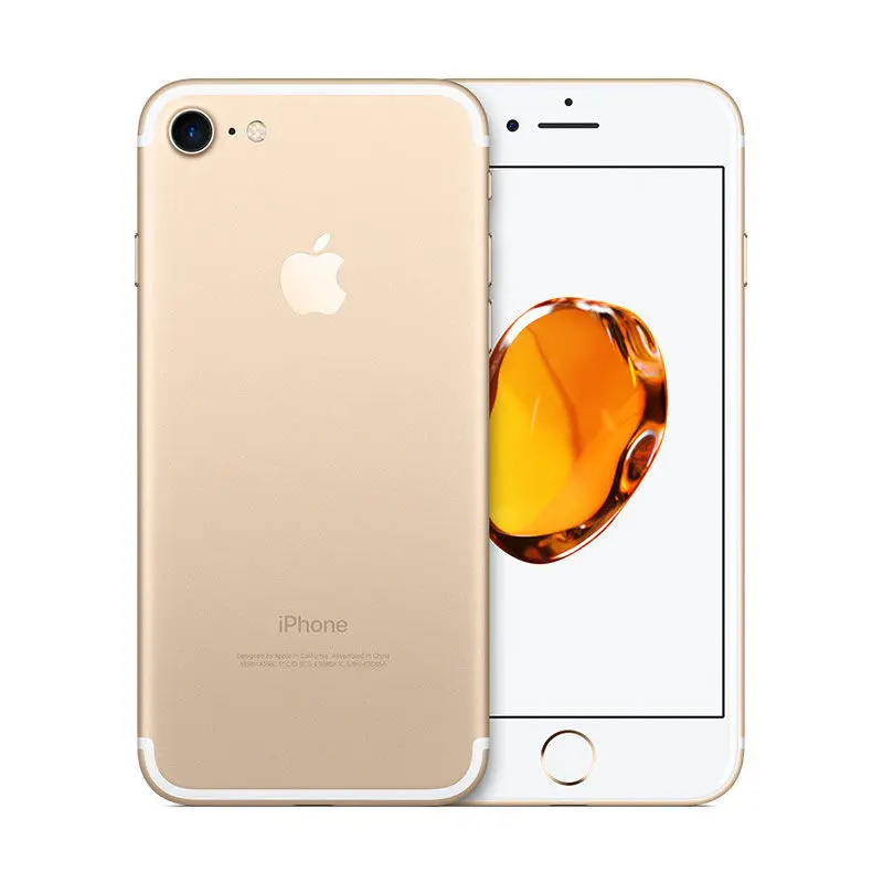 Usediphone 7 gold Разблокированный используемый Apple iPhone 7/iPhone 7 Plus четырехъядерный мобильный телефон 12,0 МП камера 32G/128G Rom IOS отпечатков пальцев Смартфон - Цвет: Usediphone 7 gold