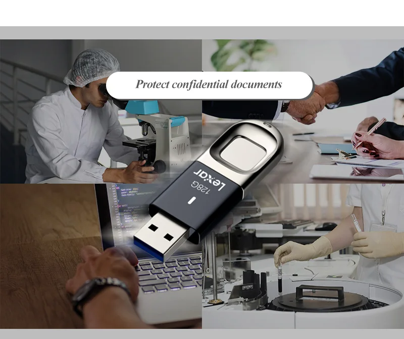 Lexar USB 3,0 128 ГБ флеш-накопитель 64 ГБ Usb флешка карта памяти Распознавание отпечатков пальцев диск USB флэш-накопитель F35 32 Гб