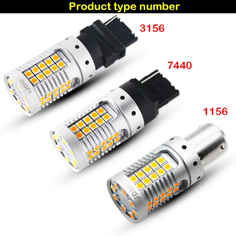IJDM No Hyper Flash Red 3156 LED canbus без ошибок 7440 T20 1156 P21W светодиодный ные лампы для