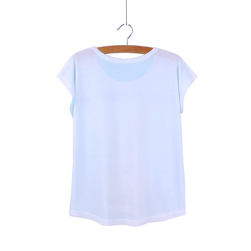 Женская летняя футболка с принтом кролика и снежков в западном стиле|top tees|clothes