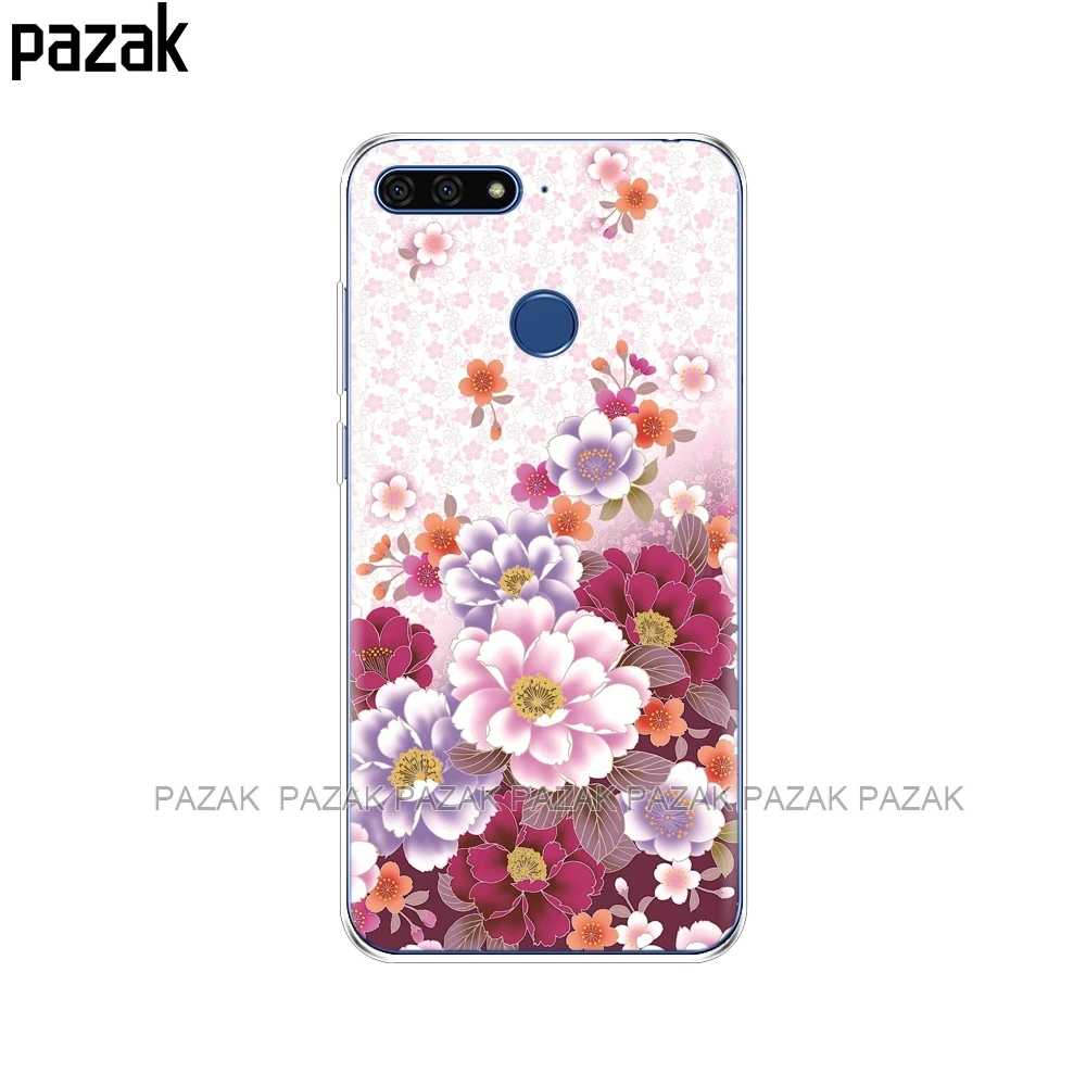 34381 Силиконовый чехол для телефона Huawei Honor 7C 5,7 дюйма, Чехлы, мягкий силиконовый чехол из ТПУ для Huawei honor 7c Aum-L41 - Цвет: 34381