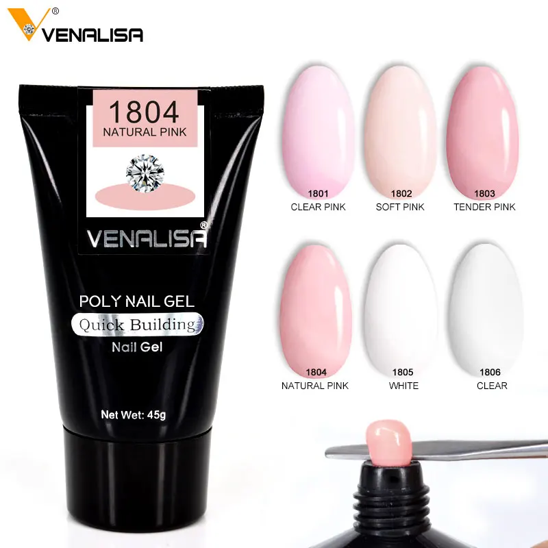 2019 новый дизайн ногтей Venalisa canni камуфляж цвет продлить строитель акриловый