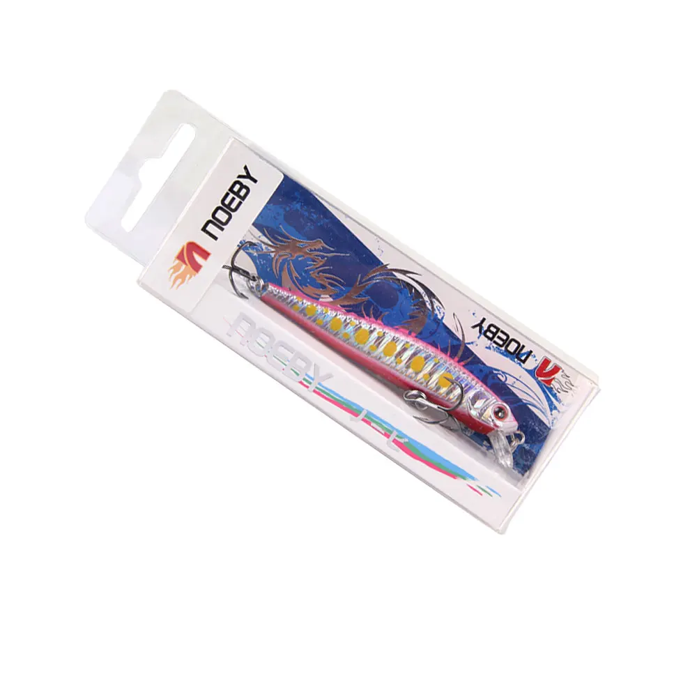 NOEBY Тонущий Minnow NBL9263 бас Щука Карп Walleye форель пластиковый рыболовный воблер