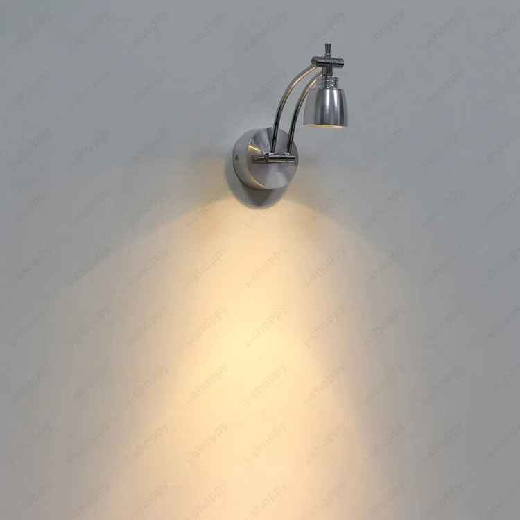 Затемняемый/не 3 Вт светодиодный настенный светильник с регулируемым углом