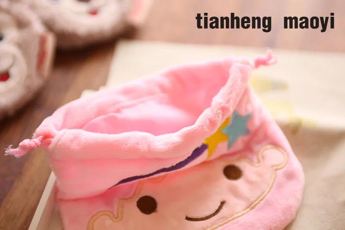 ЯПОНИЯ Sanrio в персонажи Little Twin Stars плисовое портмоне сумки на завязках Детский кошелек Twin Star сделать Kawaii сумка для ключей, подарок для девочек