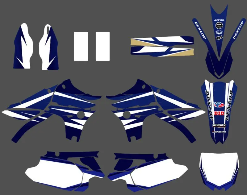 Графические и Фоновые наклейки наборы для Yamaha YZ450F YZF450 2010 2011 2012 2013 YZ 450F YZF 450|sticker