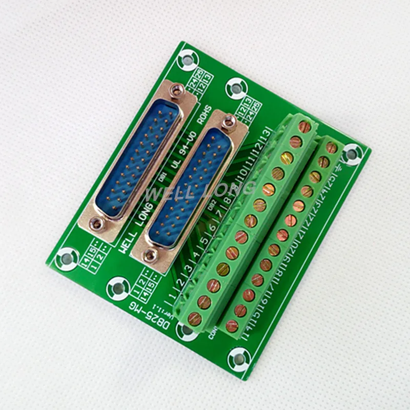 D SUB DB25 двойной штыревой секционный щит клеммный блок разъем.|terminal block|connector terminal