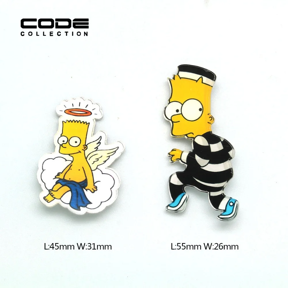 8 шт./компл. лидер продаж популярная акриловая брошь в виде мультяшного персонажа