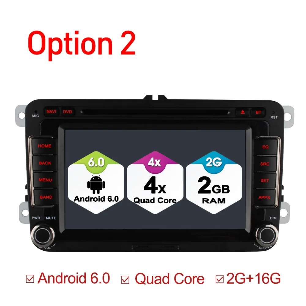 Автомобильный Android 6 0 8 ядерный 32G rom автомобильный dvd плеер для Volkswagen Passat POLO GOLF Skoda