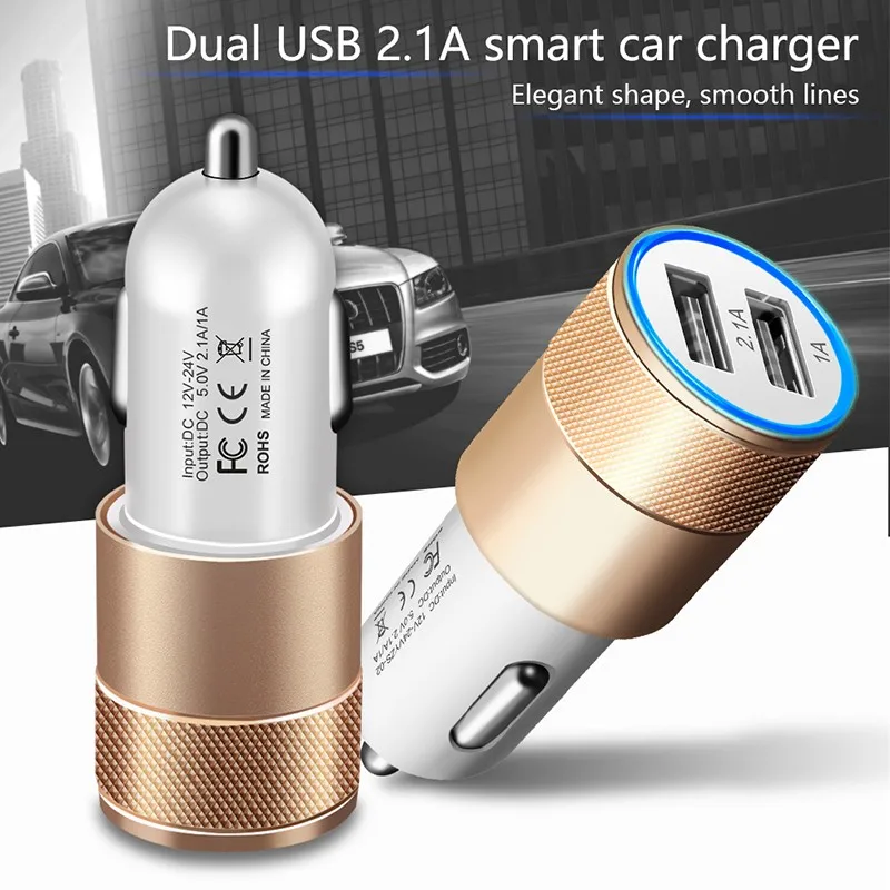 Автомобильное зарядное устройство с двумя USB-портами для внедорожников iPhone XR XS Max
