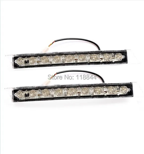 Светодиодными фарами дневного света Противотуманные светильник комплект Евро DRL