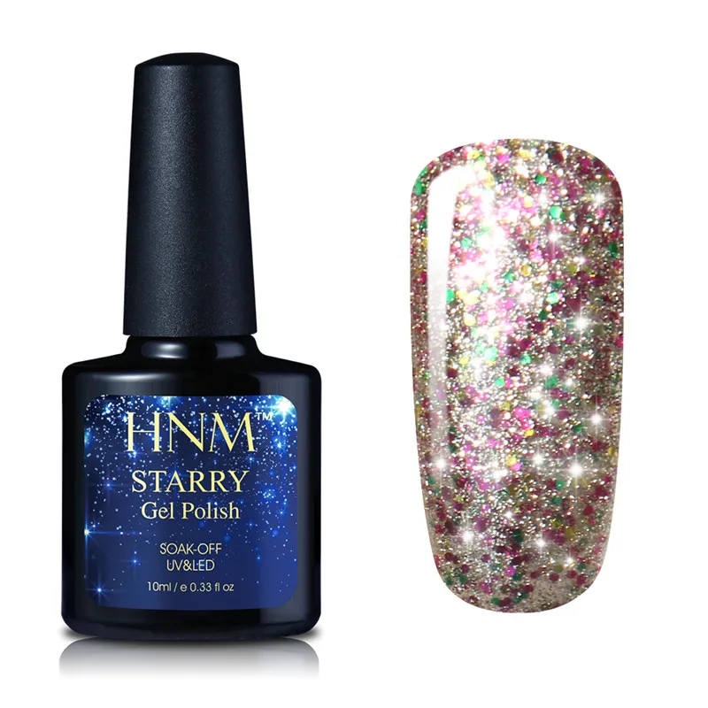 6624 HNM 10 мл Супер Bling лак для ногтей 30 цветов Звездный Bling УФ Гель-лак для ногтей Полупостоянный лак стойкий Гель-лак - Цвет: 6624