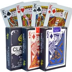 Новая модель Baccarat пластиковые водонепроницаемые игровые карты, Техасский Холдем карты покера; Настольные игры 58*88 мм карты