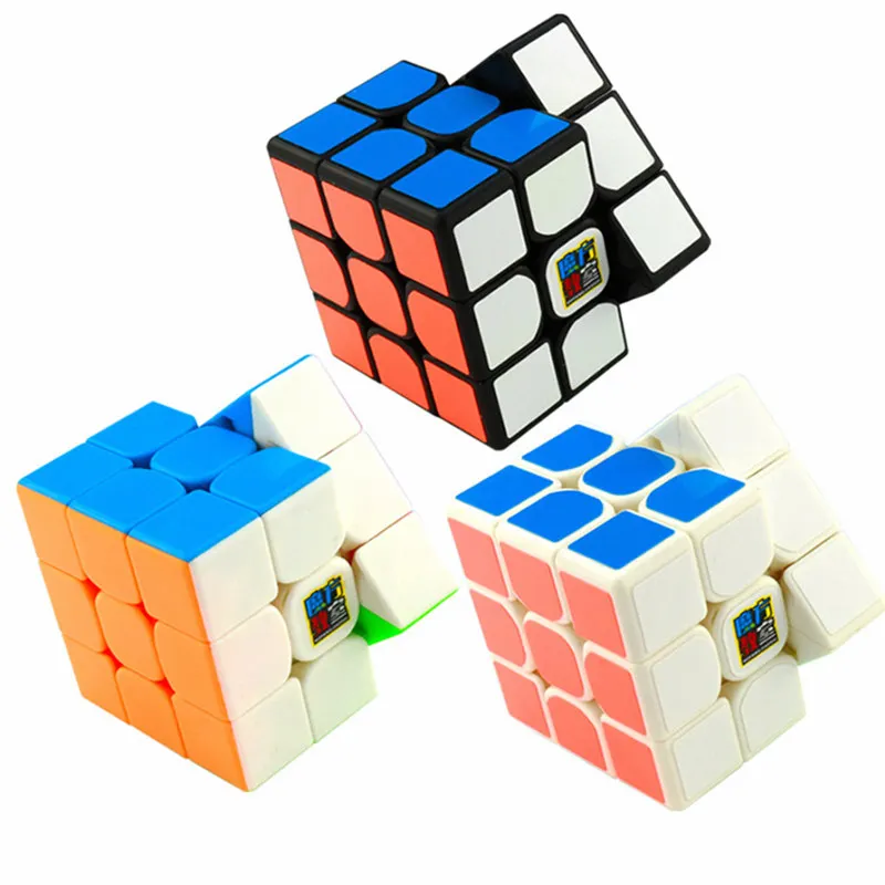 3 Слои MF3RS2 кубик рубика 3x3x3 куб Magic Cube V2 черный/Stickerless головоломки игрушки для детей