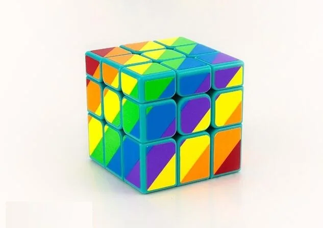 YJ MoYu Неравные 56 мм кубик рубика 3x3x3 Литые Покрытием magic cube Puzzle Кубы Professional Cubo cubo