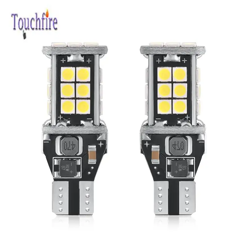 2 шт. Авто P21W W21W 7443 T15 W16W Canbus без ошибок автомобильная лампа 12В 3030SMD светодиодные