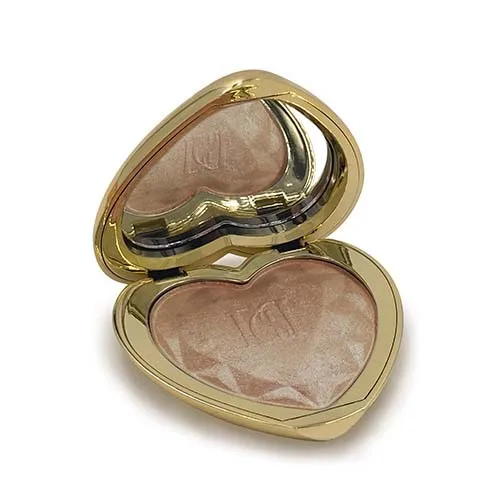 8 цветов в форме сердца выпечки алмаз highlighter порошок Блестящий блестящий для лица Осветляющий хайлайтер Бронзовый осветитель комплект