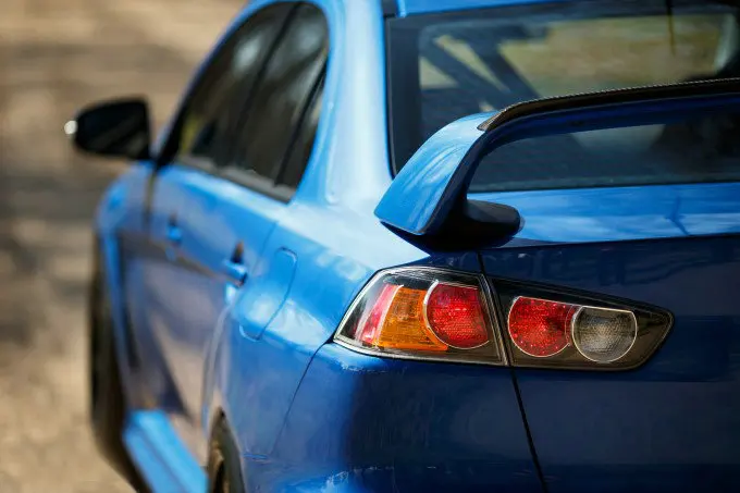 Авто-Стайлинг для Mitsubishi Evolution EVO 10 VTX углеродное волокно каталки машины скорой помощи клапаном заднее крыло глянцевое покрытие багажник спойлер, аксессуары отделка