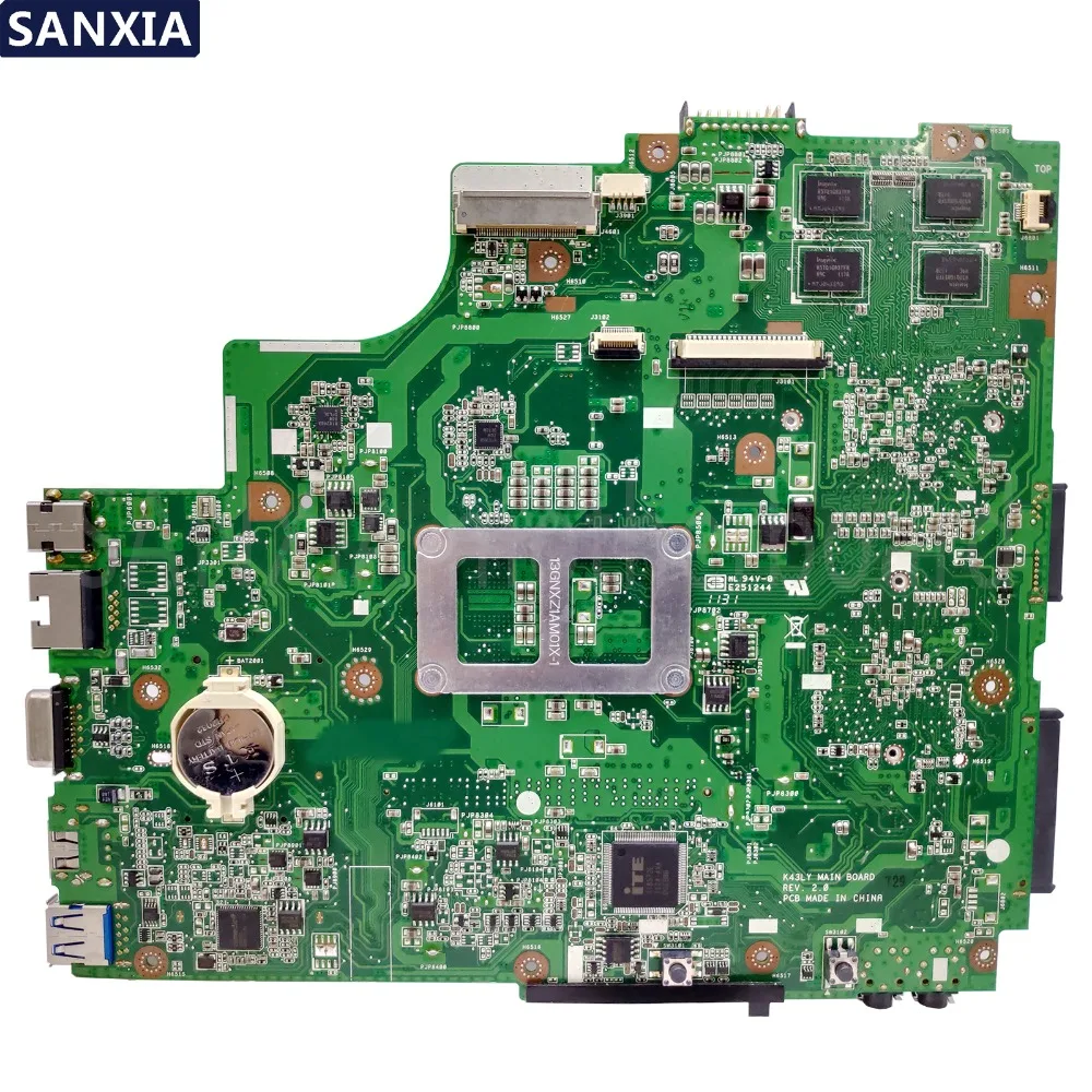 KEFU K43LY материнская плата для ноутбука ASUS K84LY K43L оригинальная AMD 1GB|Компьютерные