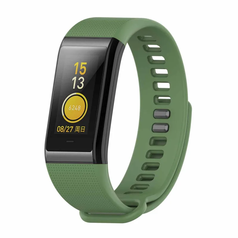 Сменный ремешок для умных часов Amazfit Cor A1702 спортивный мягкий силиконовый дышащие
