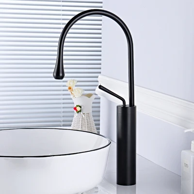 Black color 2 Современный для раковины, смесители, черный смеситель для раковины, краны для кухни, ванной комнаты, кран с одной ручкой, смеситель для горячей и холодной воды, кран AL-2721H - Цвет: Black color 2