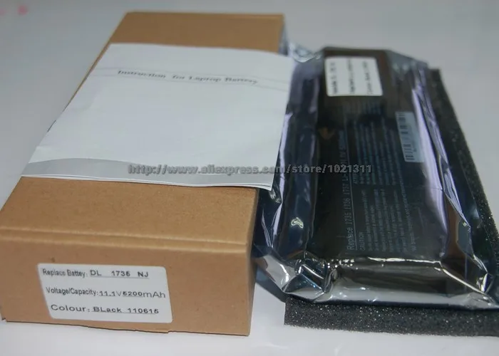 11 1 v 4400mAh аккумулятор для ноутбука dell Studio 1735 1737 312 0708 0711 0712 KM973 KM974 KM978 MT335 MT342 PW823