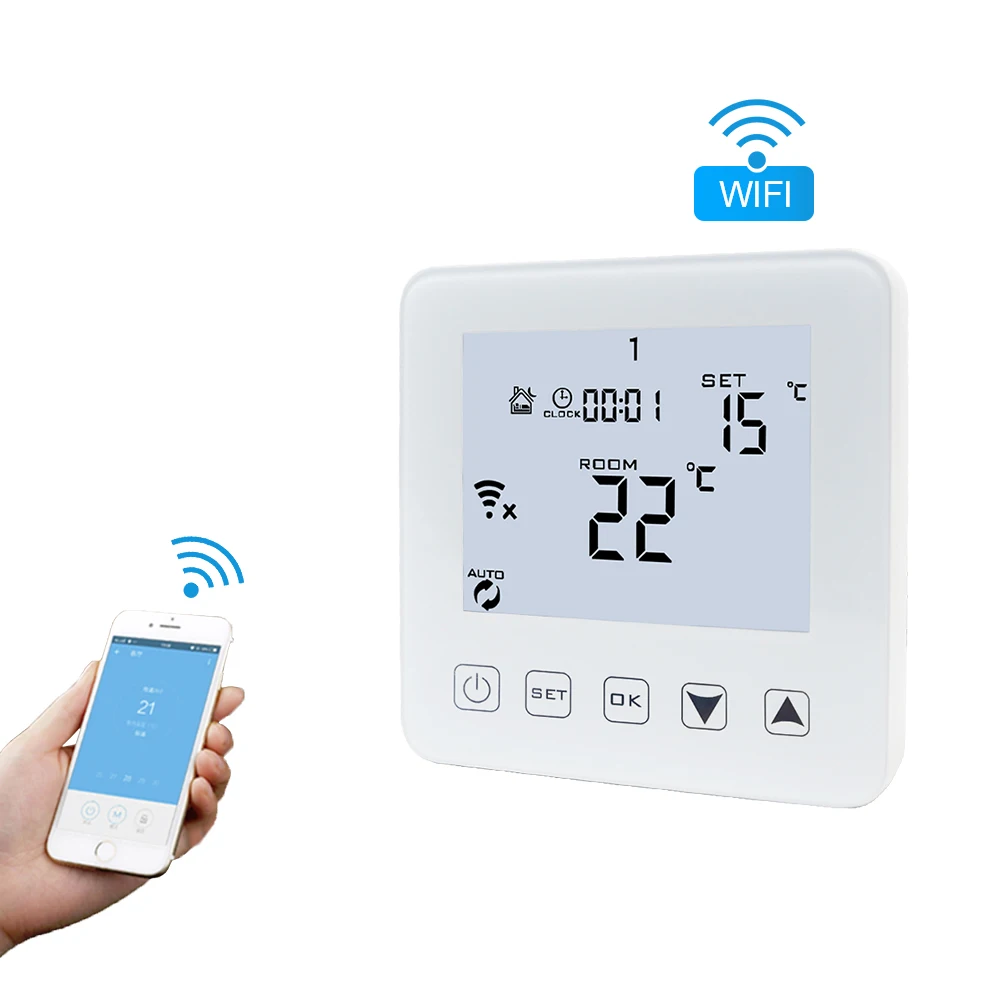 WIFI умный термостат температурный контроллер для теплого пола Еженедельный