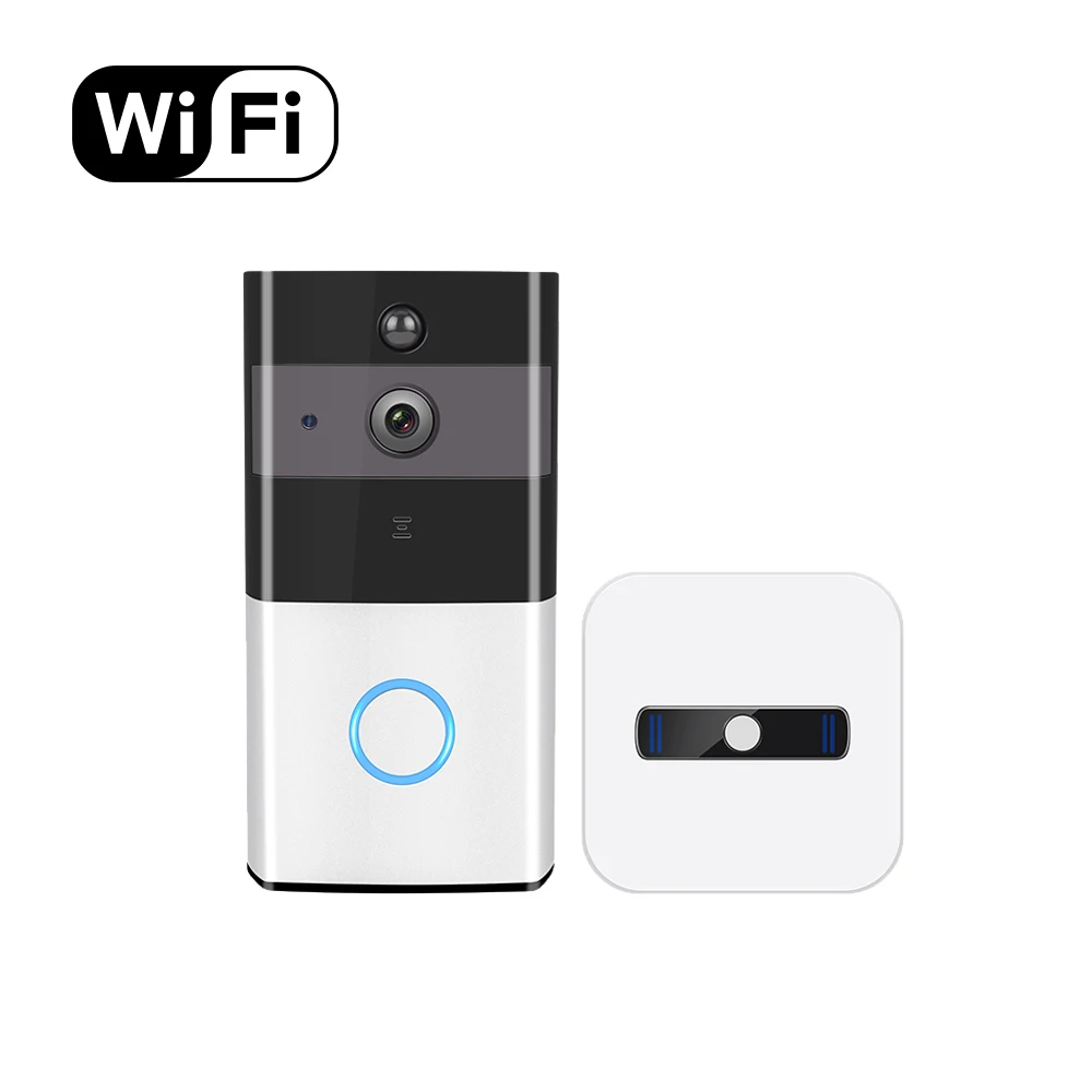 

Умный безопасный беспроводной видеодомофон с Wi-Fi