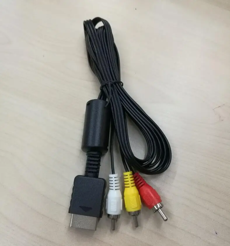 100 шт./лот 1 8 м для PS2 AV кабель видео PS3 компонент HD RCA PlayStation2 | Электроника