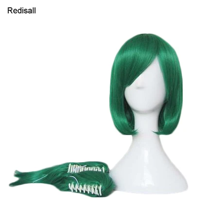 Macross F RANKA зеленый парик косплей основной конский хвост клипсы Хэллоуин Взрослые