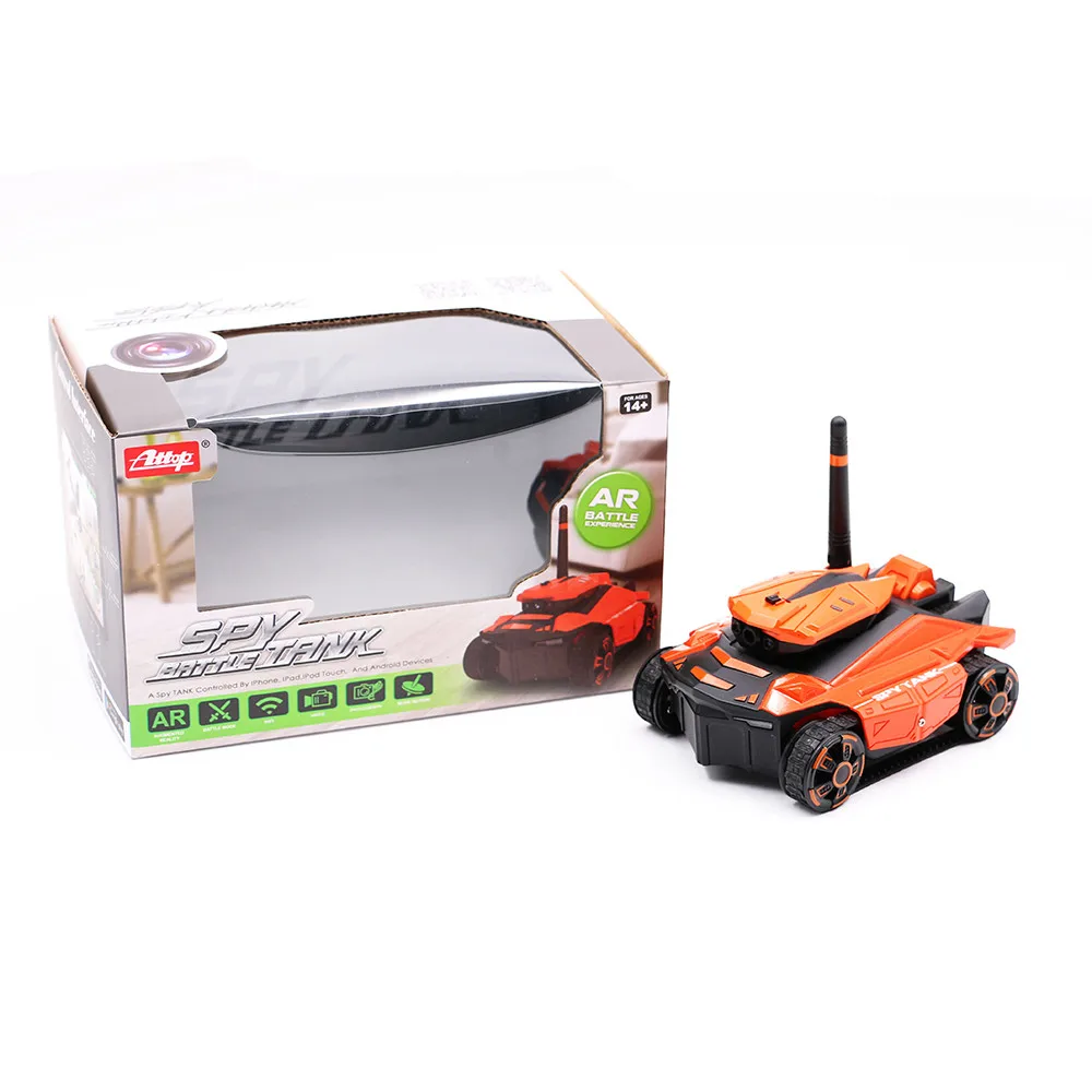 YD-211 rc Танк Wi-Fi FPV 0.3MP камера Робот Телефон управление led автомобиль RC шпион робот боевой танк мини приложение дистанционное управление Танк Игрушка